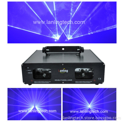 Double 470nm Blue Laser Light, 2 Head Laser Show L2810